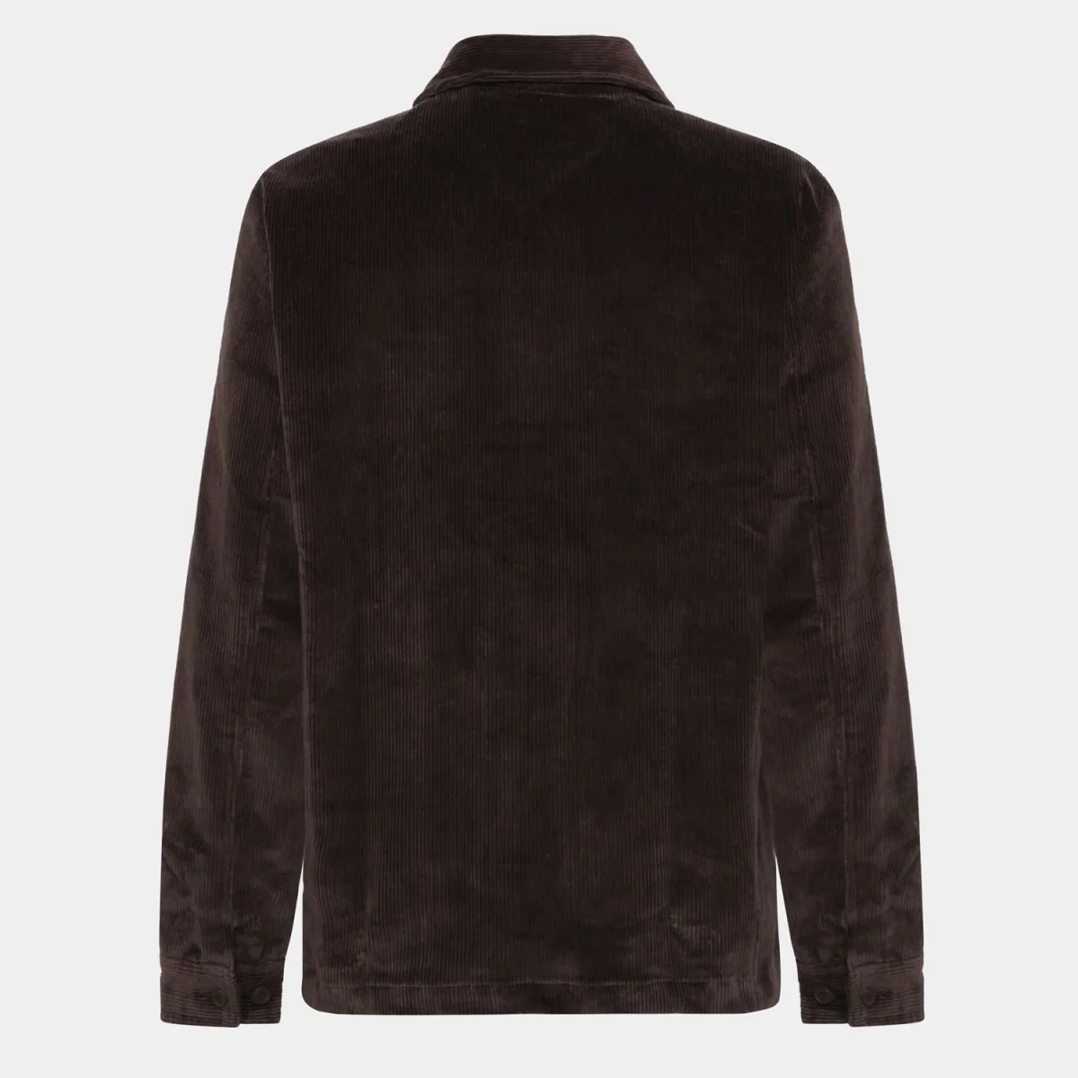 Corduroy Stretched 8-Wales Overshirt Chocolate Torte - Bild 4