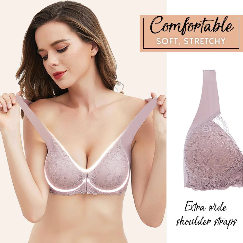 RelaxUp® Push-up-BH med innovativt frontspänne (2st) - Bild 4