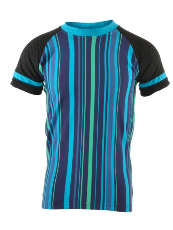 T-shirt | NS-169 Blue Stripe/Black - Bild 2
