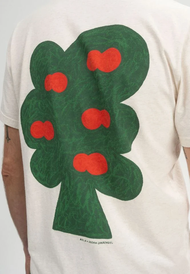 SADHIL T-Shirt Artist Edition Josha Cream Blend / succo di mela - Bild 6