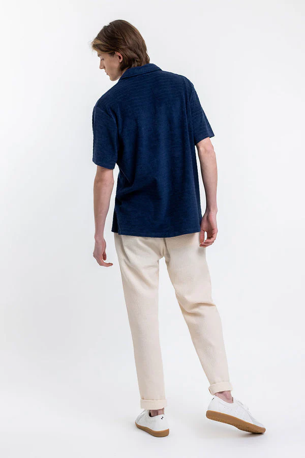 Terry Organic Cotton Polo Navy - ROTHOLZ - Bild 4