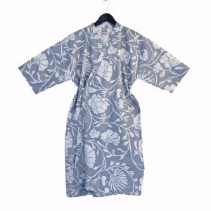Kimono-klänning Varma Backen Grå