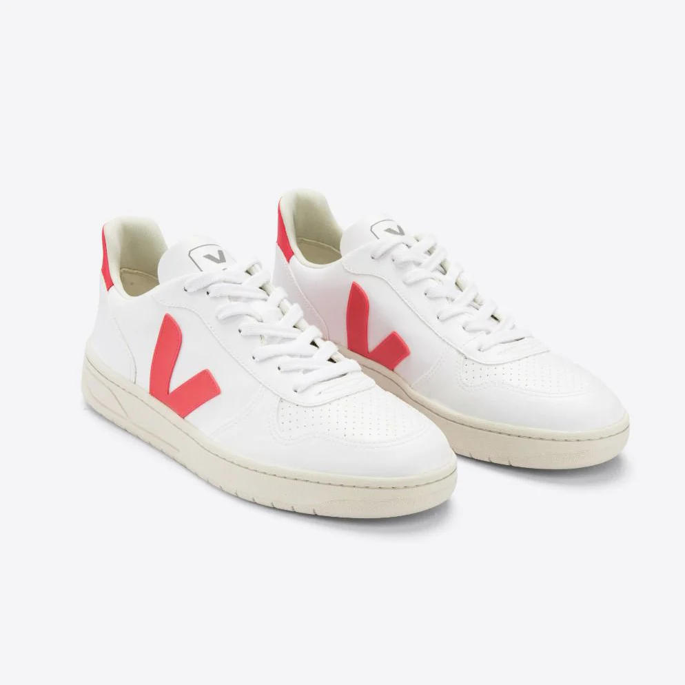 V-10 Vegan CWL White Rose Fluo - Women´s - VEJA - Bild 3